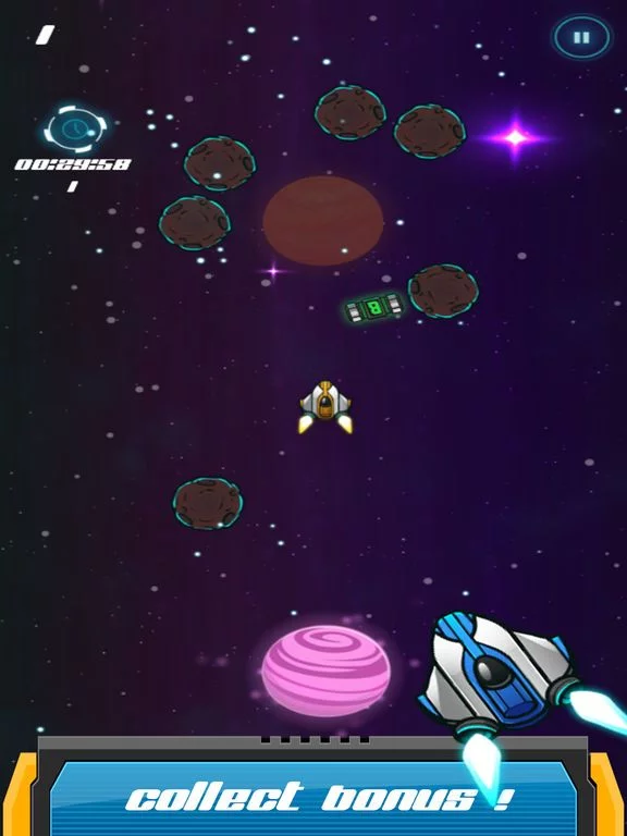Изображение игры: Galaxy Rush: Space Jump Attack