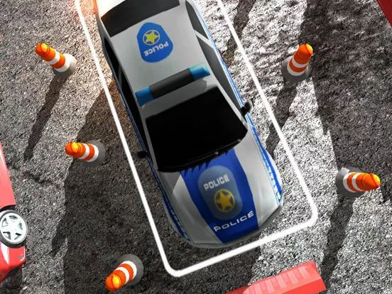 Изображение игры: Real Police Car Parking 3D Sim