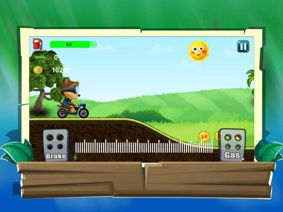Изображение игры: Paw Puppy Hill Moto Racing