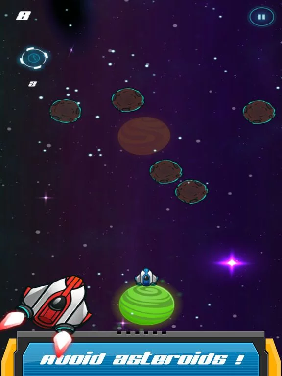 Изображение игры: Galaxy Rush: Space Jump Attack