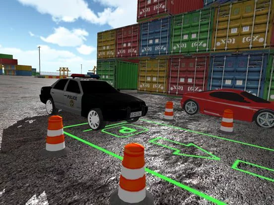 Изображение игры: Real Police Car Parking 3D Sim