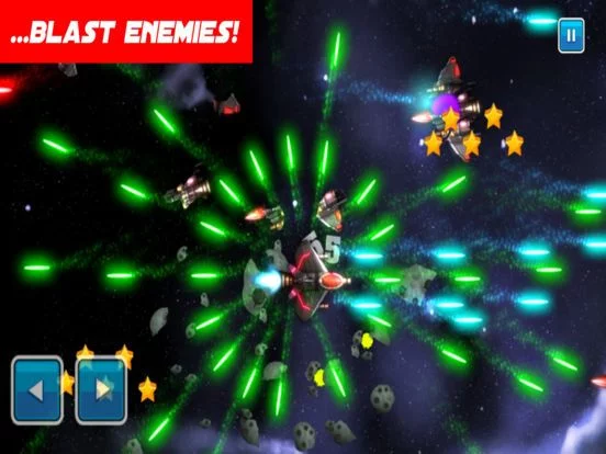 Изображение игры: Galaxy Guardian Asteroids Wars