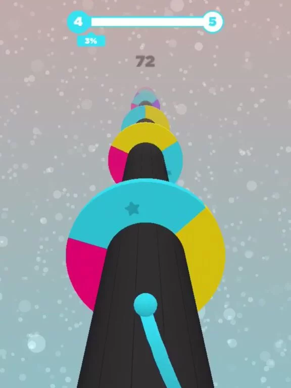 Изображение игры: Color Helix