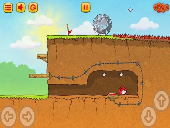 Изображение игры: A-RedBall