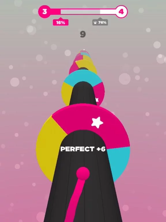Изображение игры: Color Helix