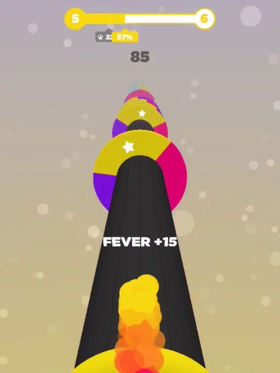 Изображение игры: Color Helix
