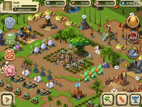 Изображение игры: Dinosaur War: Happy Easter!