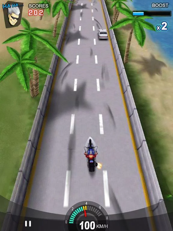 Изображение игры: Racing Moto: Furious