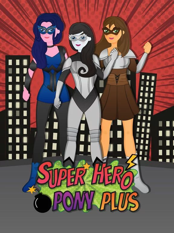 Изображение игры: Dress Up Super Hero Pony Plus - My little Games