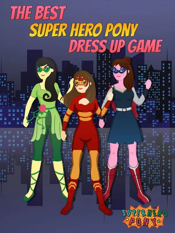 Изображение игры: Pony Girl DressUp - My Little Super Hero Equestria