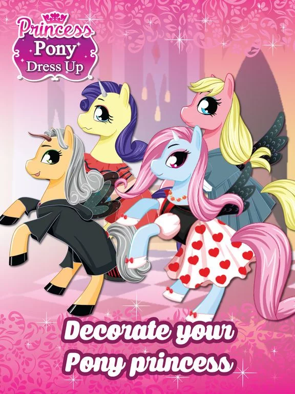 Изображение игры: Pony Free Kids DressUp Creator For My Little Girl