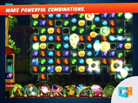 Изображение игры: Jewel Legends Magical Kingdom HD - A Match 3 Puzzle Adventure