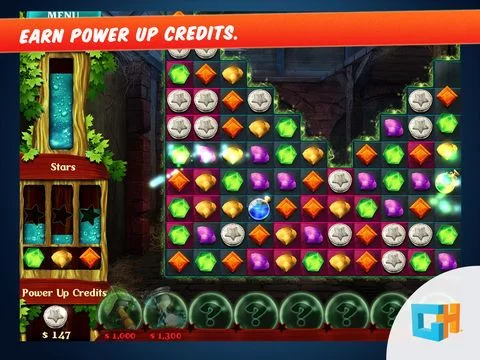 Изображение игры: Jewel Legends Magical Kingdom HD - A Match 3 Puzzle Adventure