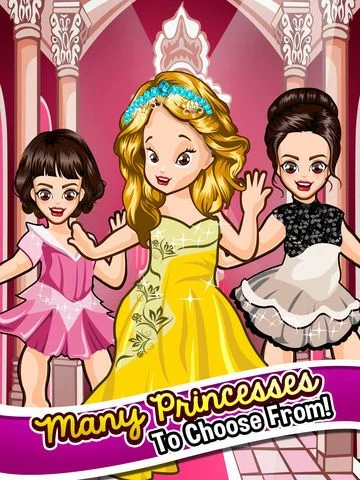 Изображение игры: Princess Girl's Salon 2: Make Up Makeover Dress Up Your Baby In The Princess Play House