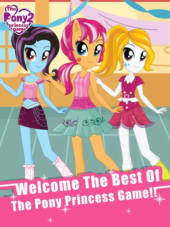 Изображение игры: Pony Dress Up Game Girls 2 - My Little Equestria