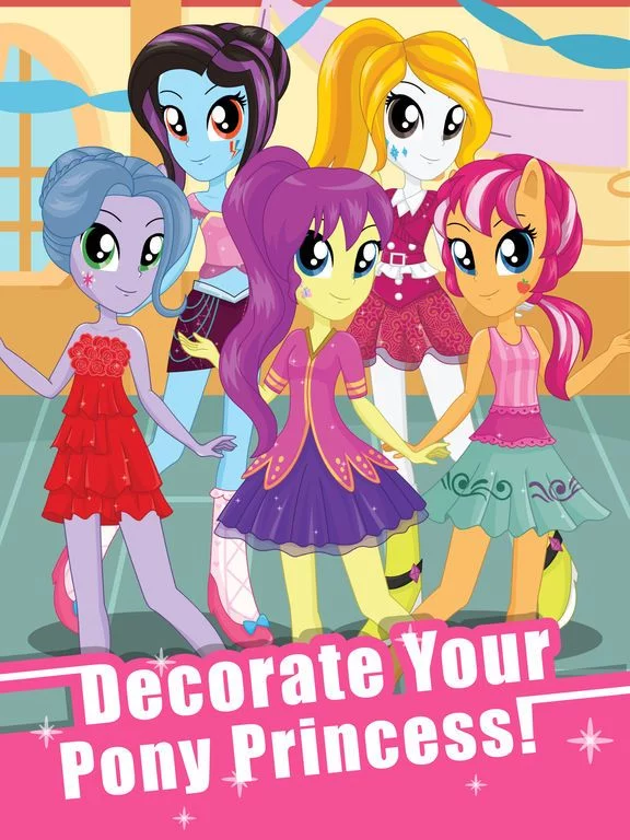 Изображение игры: Pony Dress Up Game Girls 2 - My Little Equestria