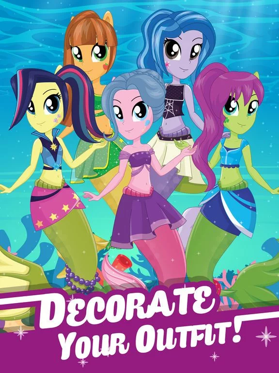 Изображение игры: Pony Dress Up Game for Girls - Create Your Mermaid