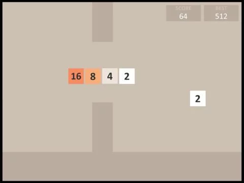 Изображение игры: Flappy 2048 Plus - The Impossible Flappy Game