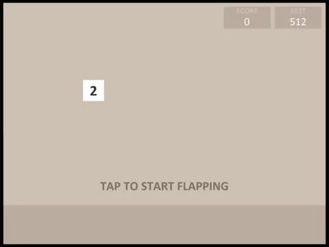 Изображение игры: Flappy 2048 Plus - The Impossible Flappy Game