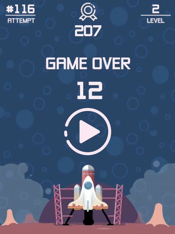 Изображение игры: Rocket UP to Peak