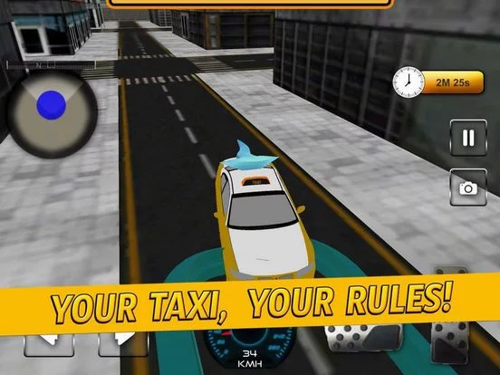Изображение игры: Taxi Transport City Sim