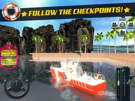 Изображение игры: Boat Simulator Driving Games