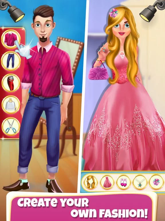 Изображение игры: Hair Shave Salon makeover Kids Games Girls & Boys