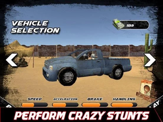 Изображение игры: Pickup Truck Driving Desert