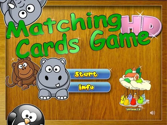 Изображение игры: Matching Cards Game For Kids Free