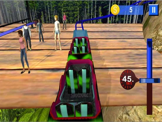 Изображение игры: Roller Coaster Passenger Rail Sim
