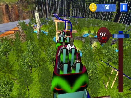 Изображение игры: Roller Coaster Passenger Rail Sim