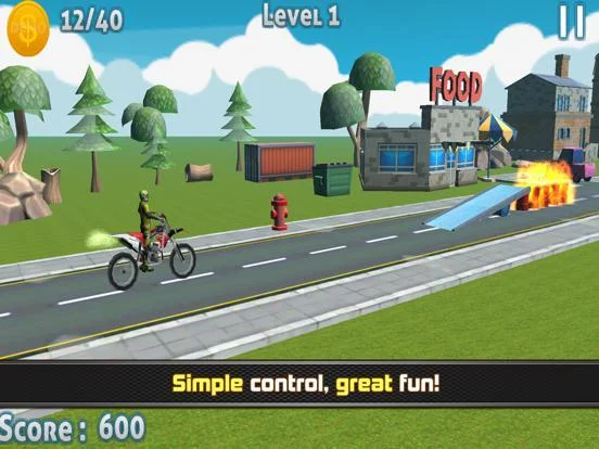 Изображение игры: 3D Bike Cyclone