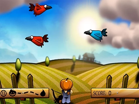 Изображение игры: Shoot The Birds With Your Crossbow