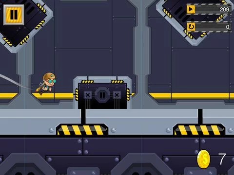 Изображение игры: Super Rocket Boy