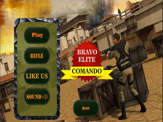 Изображение игры: Bravo Elite Super Commando