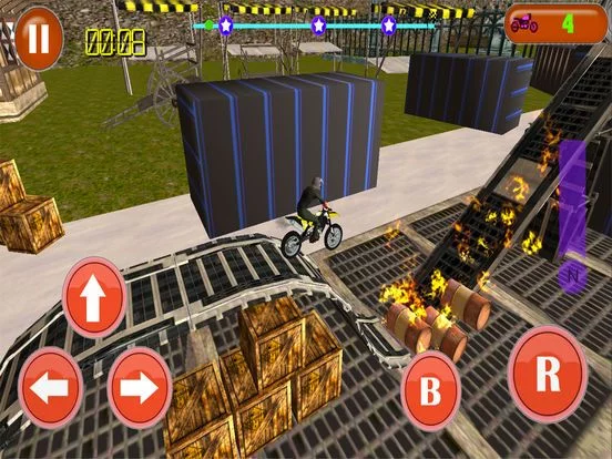 Изображение игры: Bike On Tricky Path