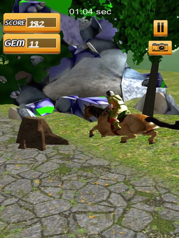 Изображение игры: Run Horse Run 3d