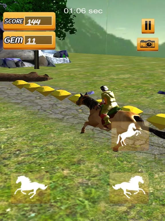 Изображение игры: Safari Horse Hardcore Jumping