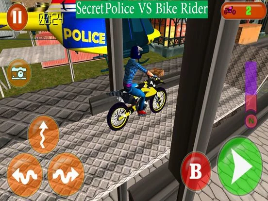 Изображение игры: Heli Pilot Pursuit Moto Bike