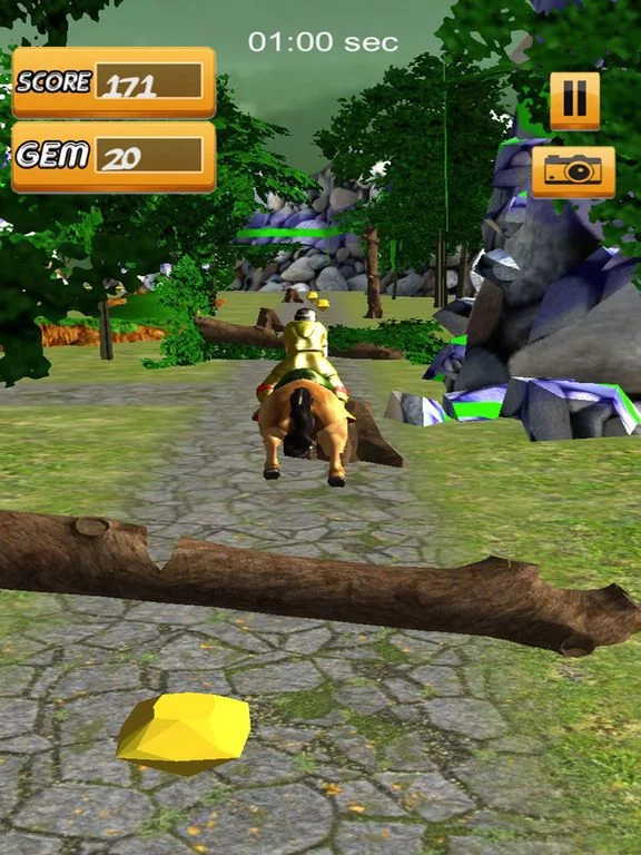 Изображение игры: Safari Horse Hardcore Jumping