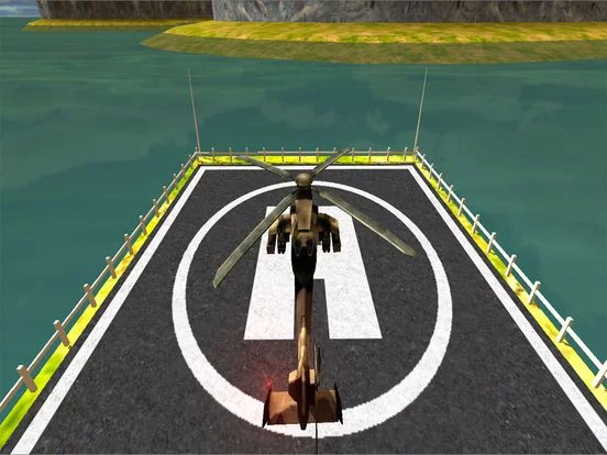 Изображение игры: Gunship Heli Victory Fight