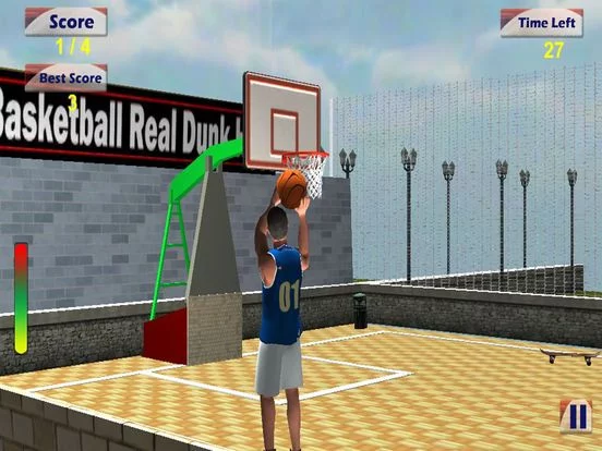 Изображение игры: Basketball Real Dunk Hit