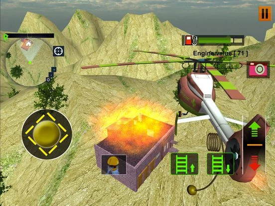 Изображение игры: Helicopter For Rescue Service