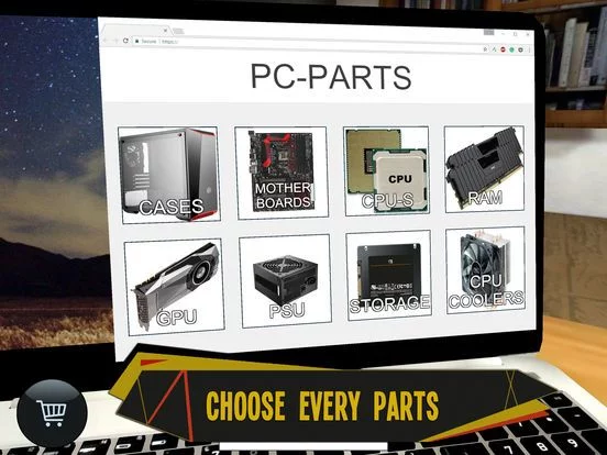Изображение игры: COMPUTER BUILD SIMULATOR