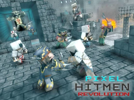 Изображение игры: Pixel Hitman Revolution