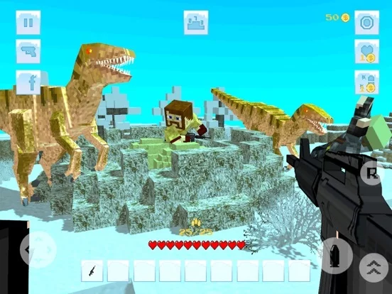 Изображение игры: DinoSaur Ice Survival Craft