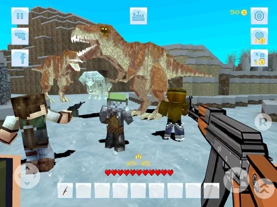 Изображение игры: DinoSaur Ice Survival Craft