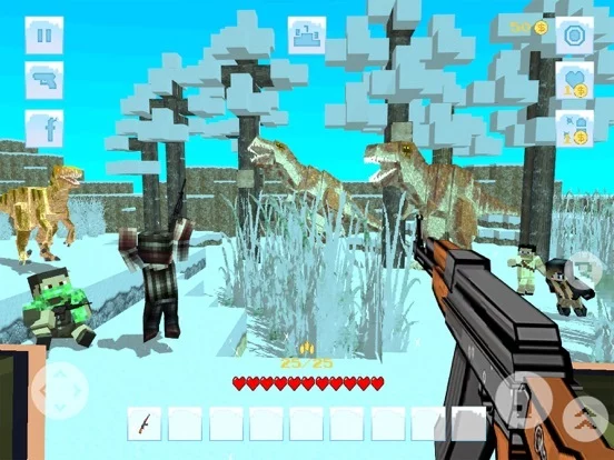 Изображение игры: DinoSaur Ice Survival Craft