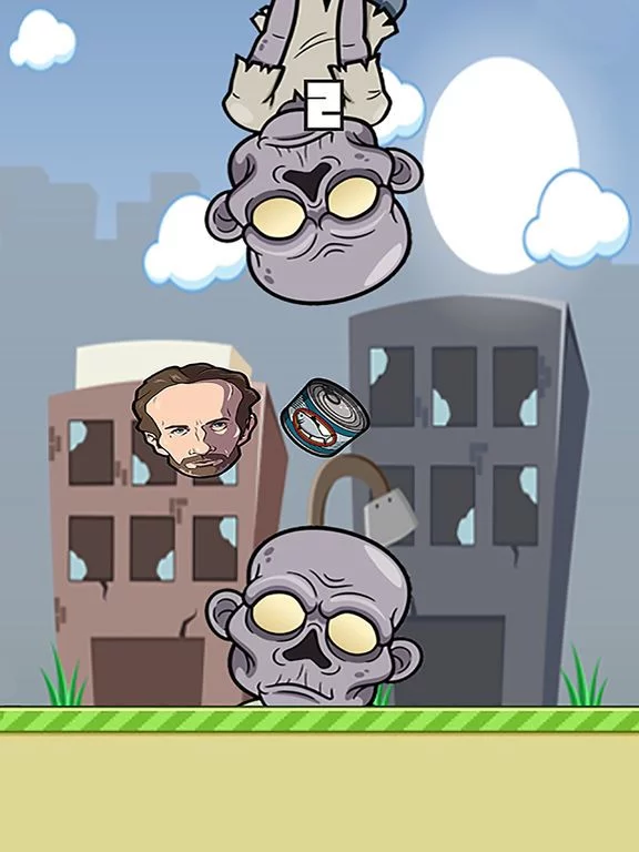 Изображение игры: The Flappy Dead: Jumping Into The Stupid Zombies