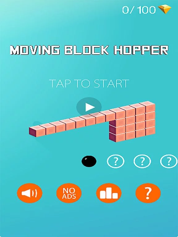 Изображение игры: Moving Block Hopper